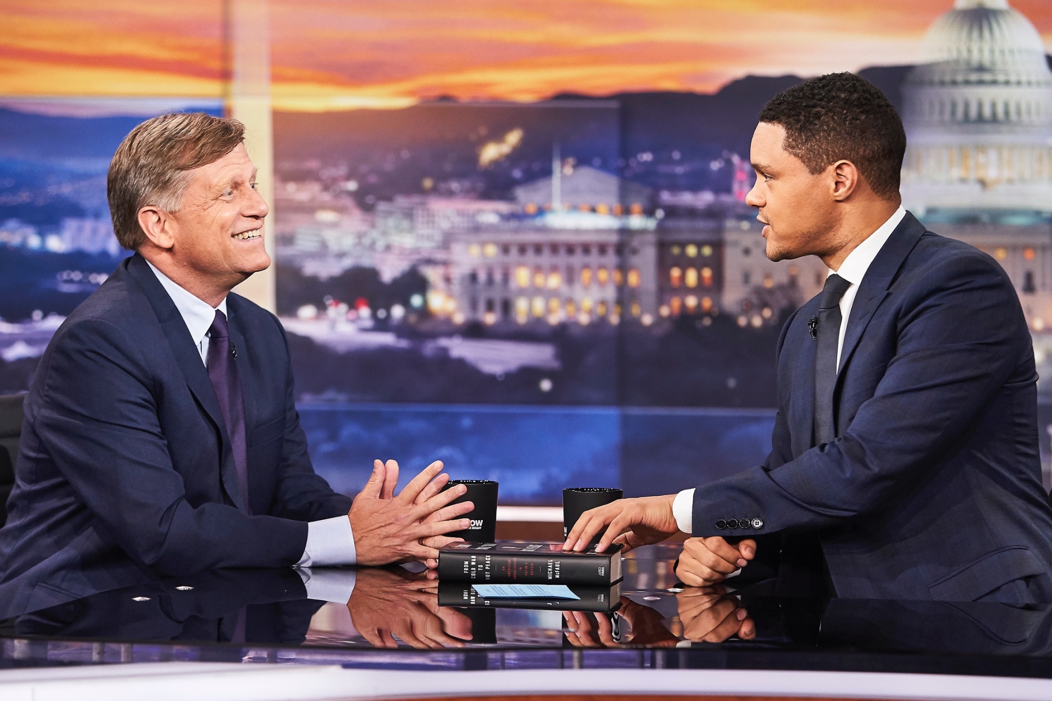 Presenting "From Cold War to Hot Peace" at The Daily Show with Trevor Noah